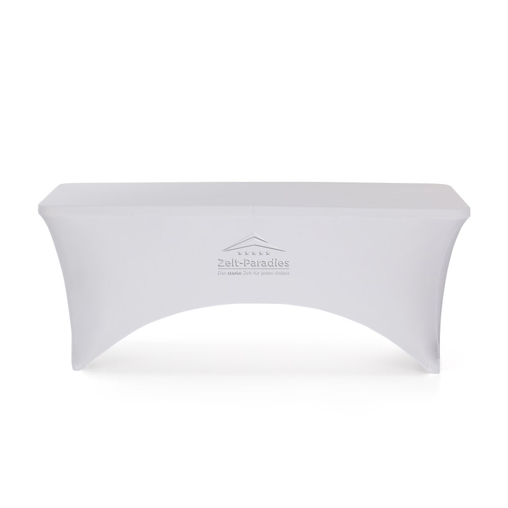 Tischhusse Stretch Weiß