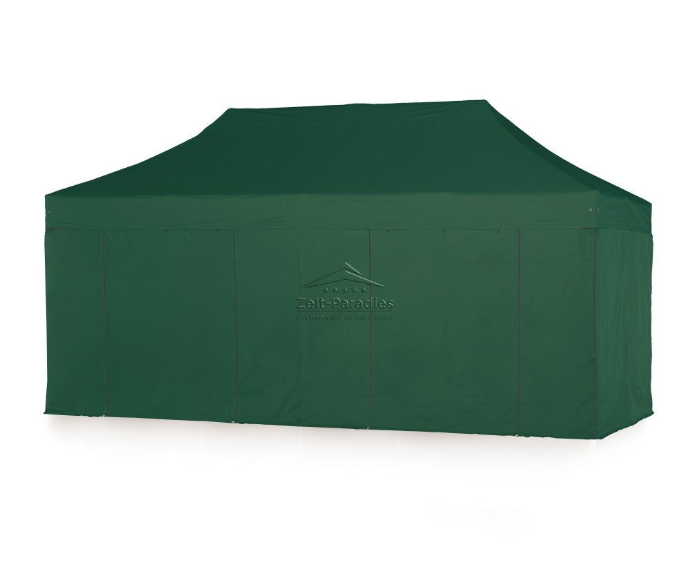 Faltzelt / Faltpavillon 4x8m Big Hexagon Extrem 50mm Set Grün