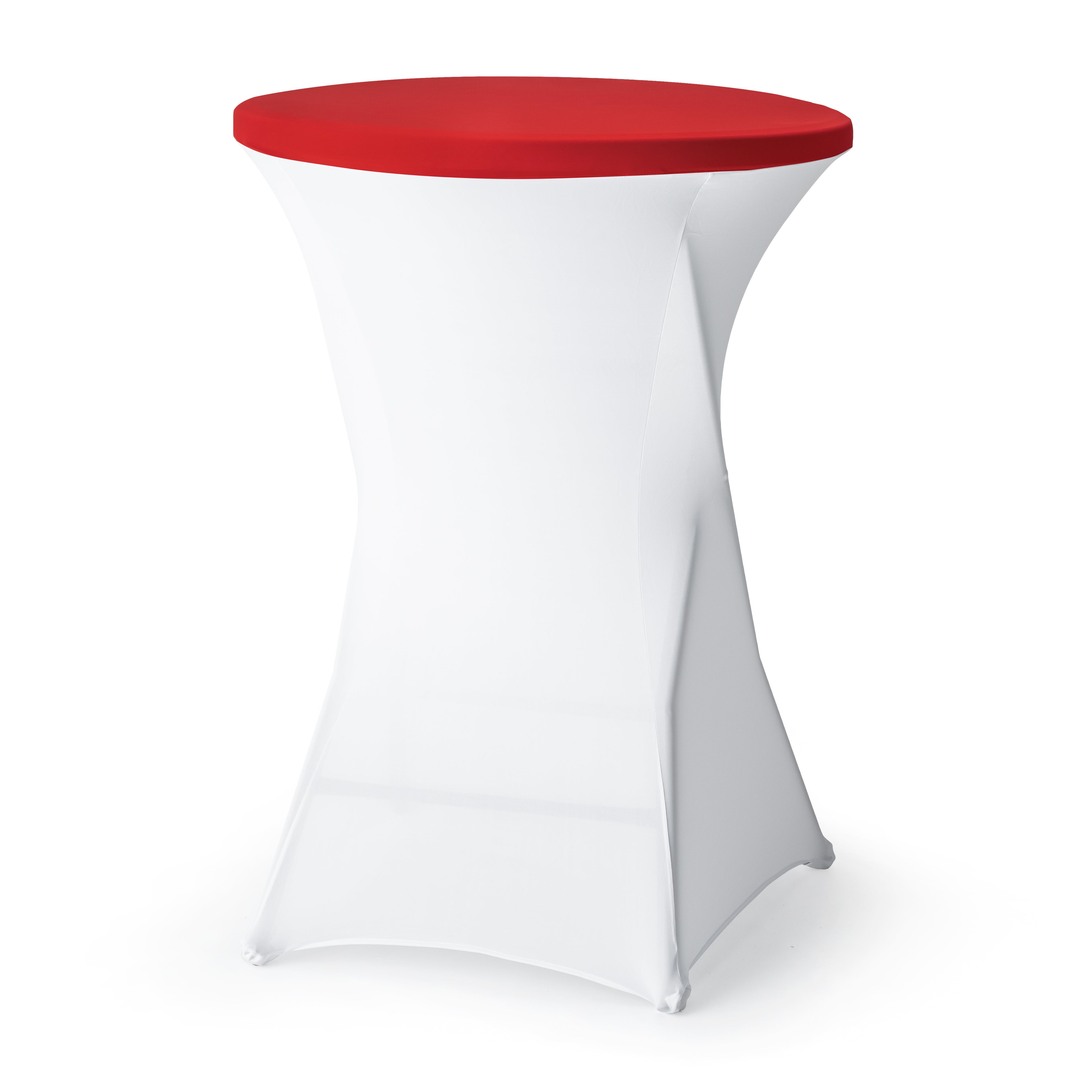 Stehtischhusse 80cm Ø Oberteil Rot