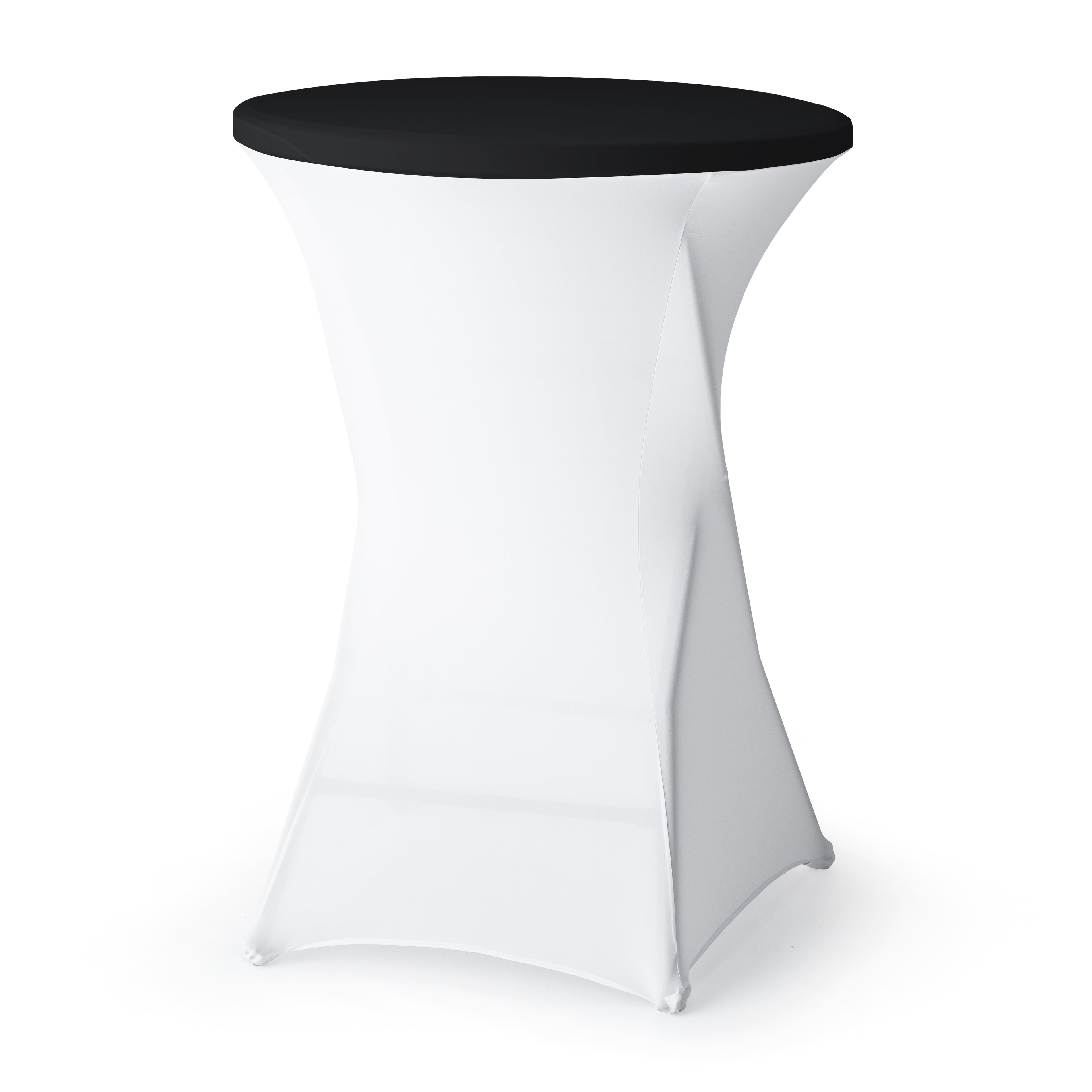Stehtischhusse 80cm Ø Oberteil Schwarz