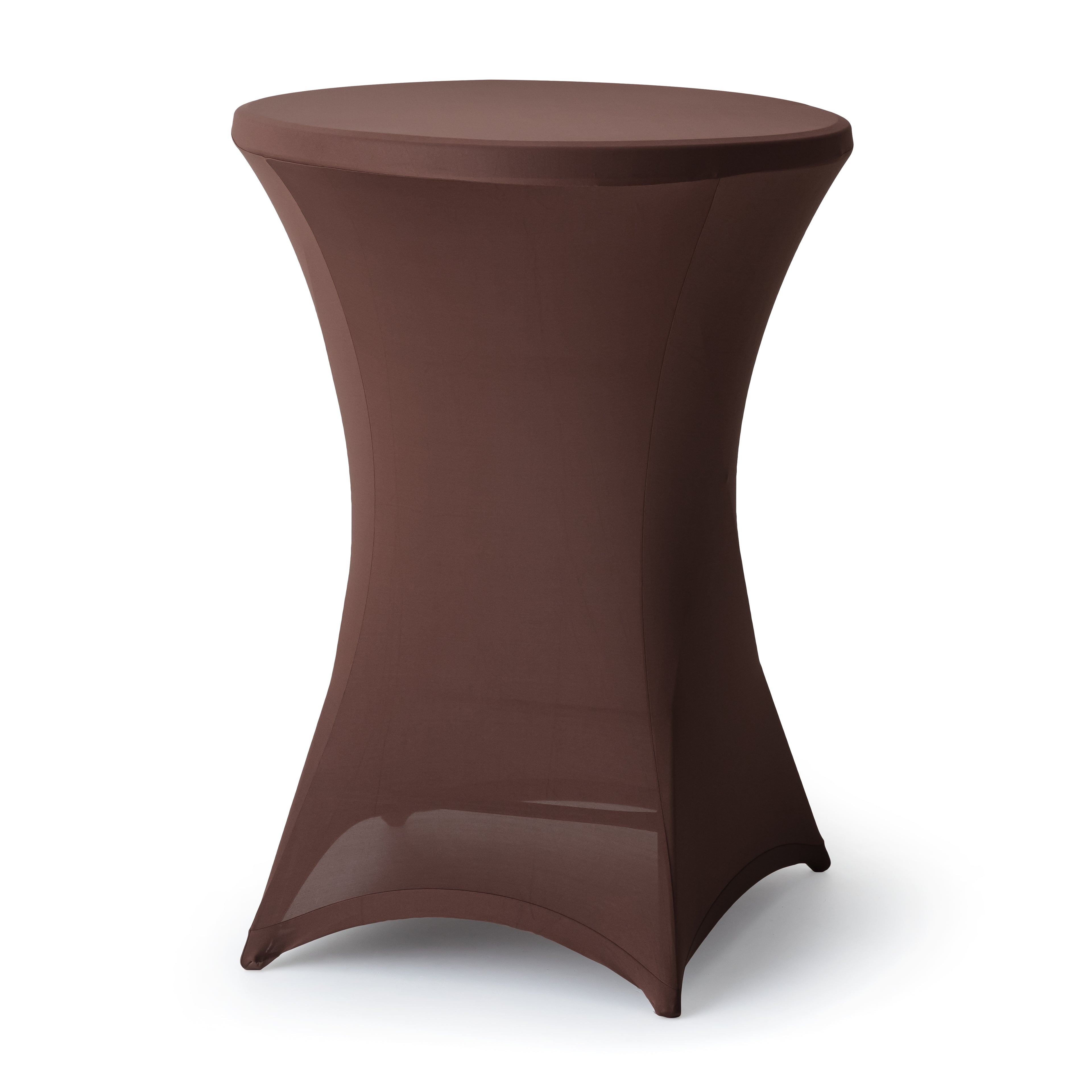 Stehtischhusse 80cm Ø Braun