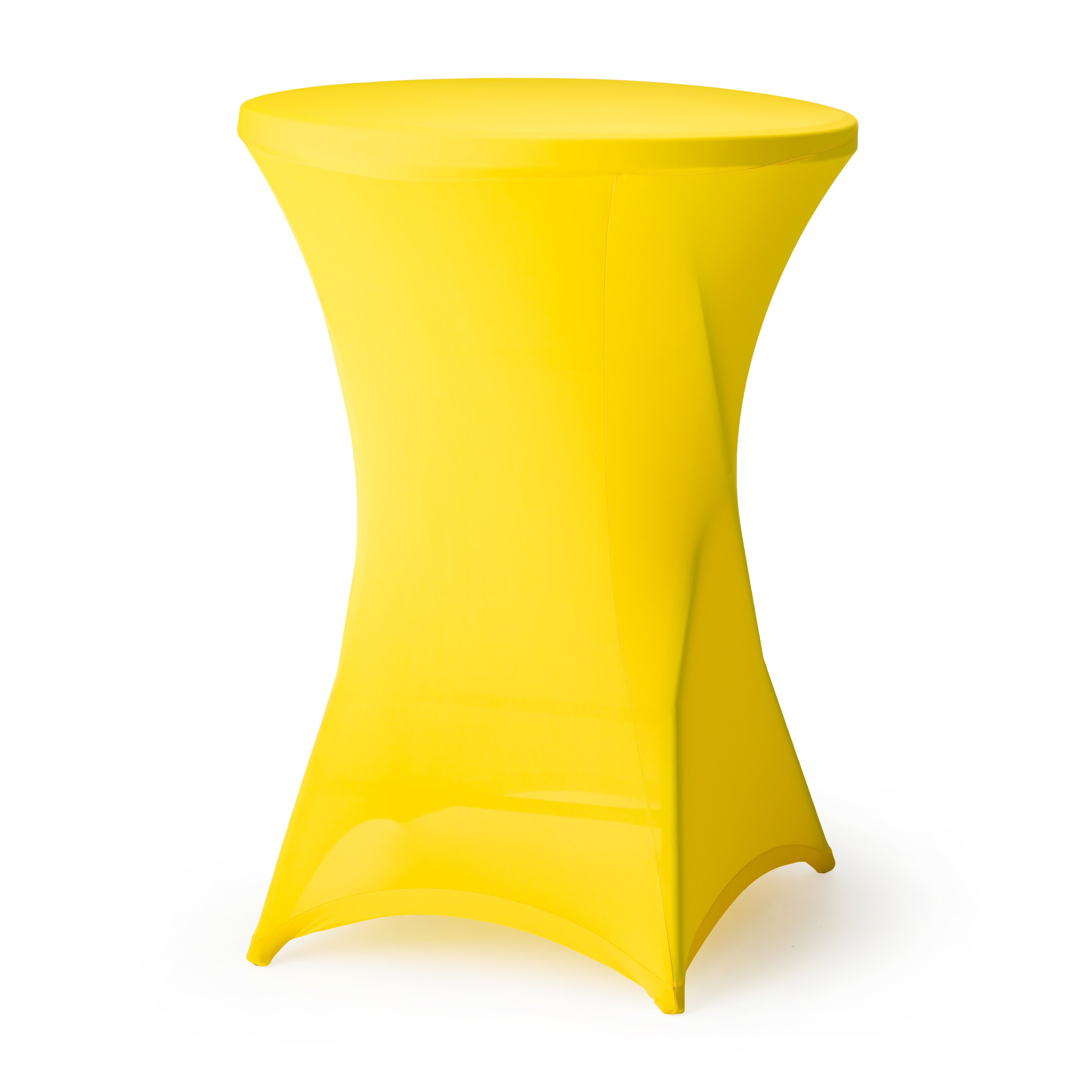 Stehtischhusse 80cm Ø Gelb