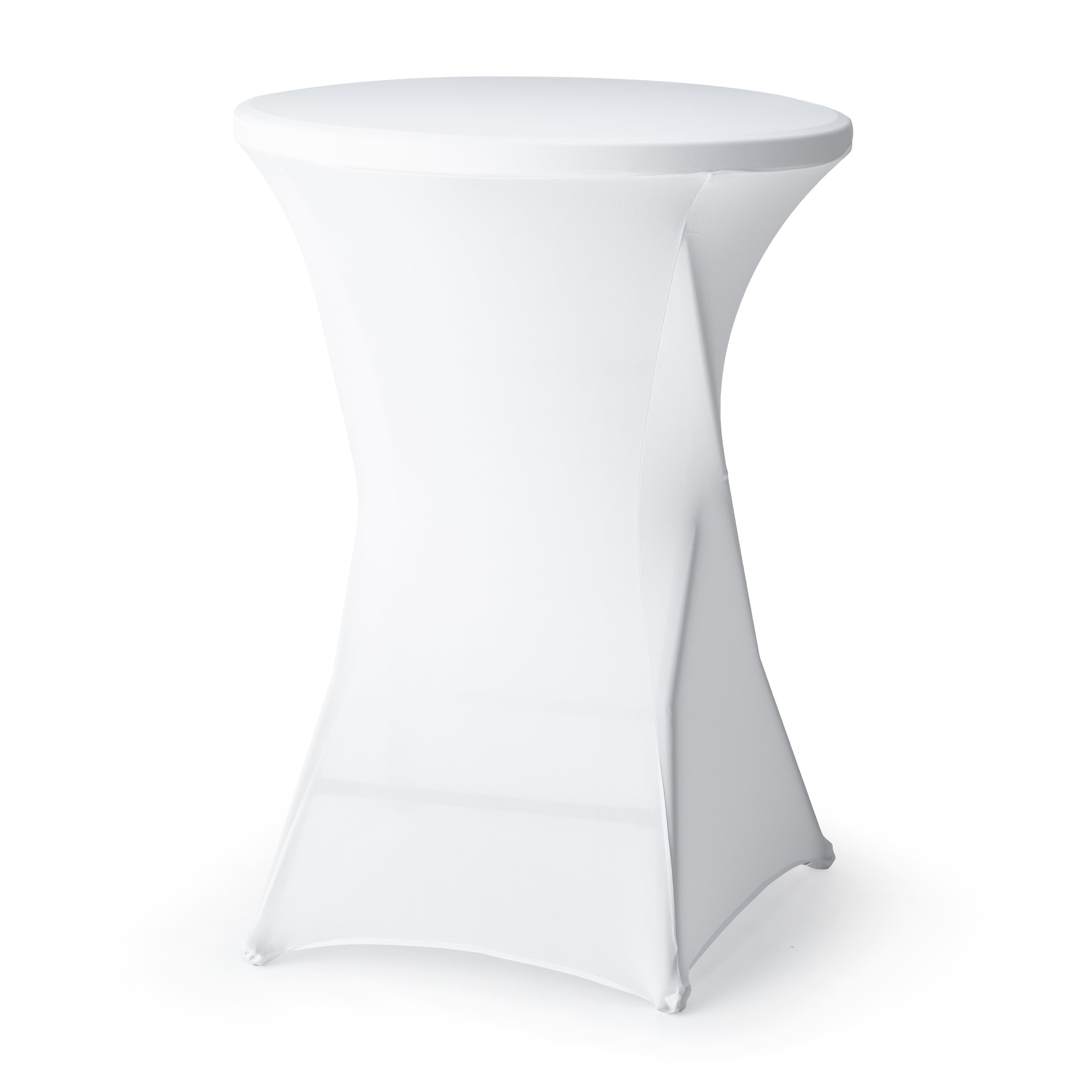 Stehtischhusse Weiß