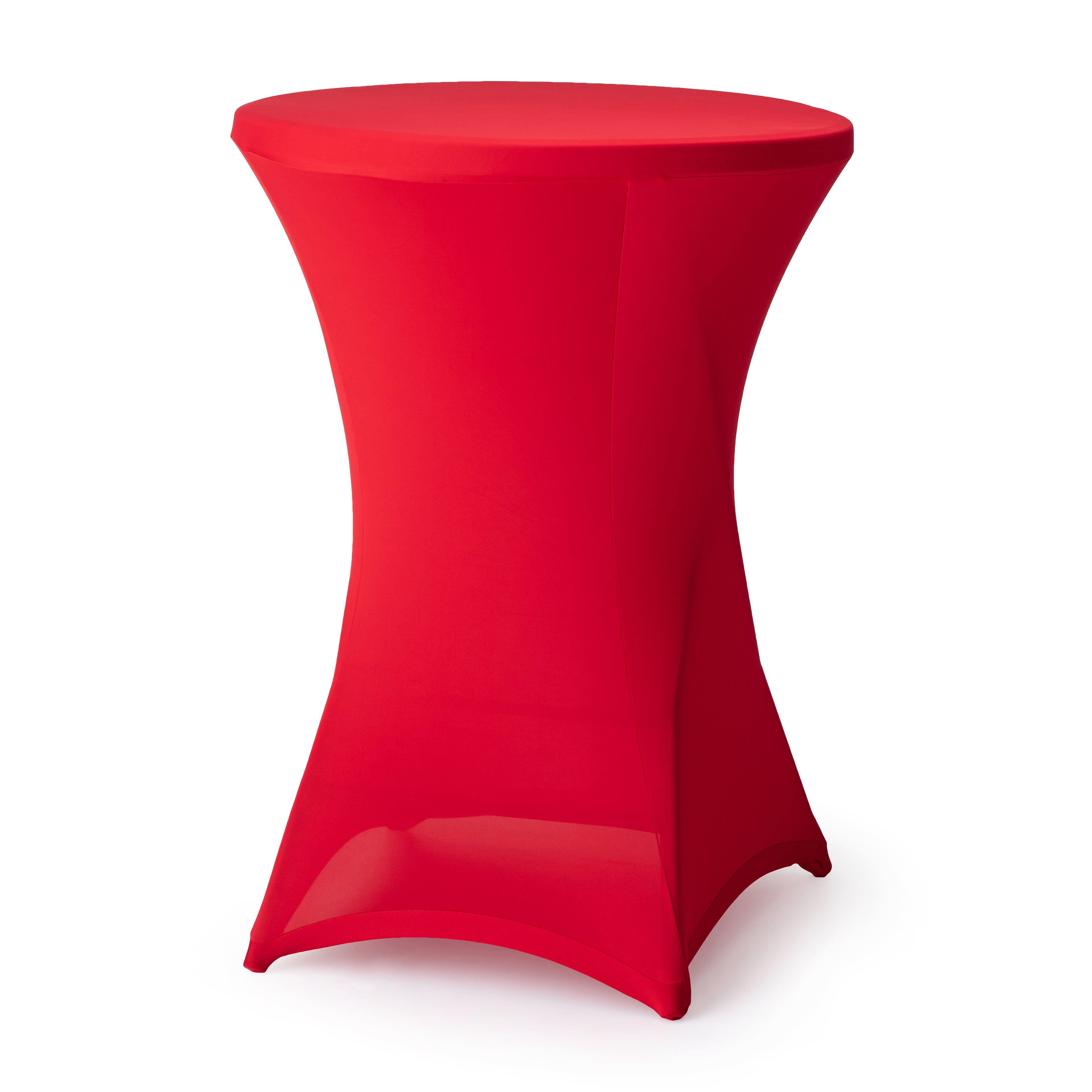 Stehtischhusse 80cm Ø Rot